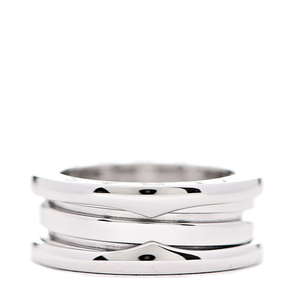 Bulgari 18K White Gold B.Zero1 Two-Band Ring 50 5.25 1 of 4