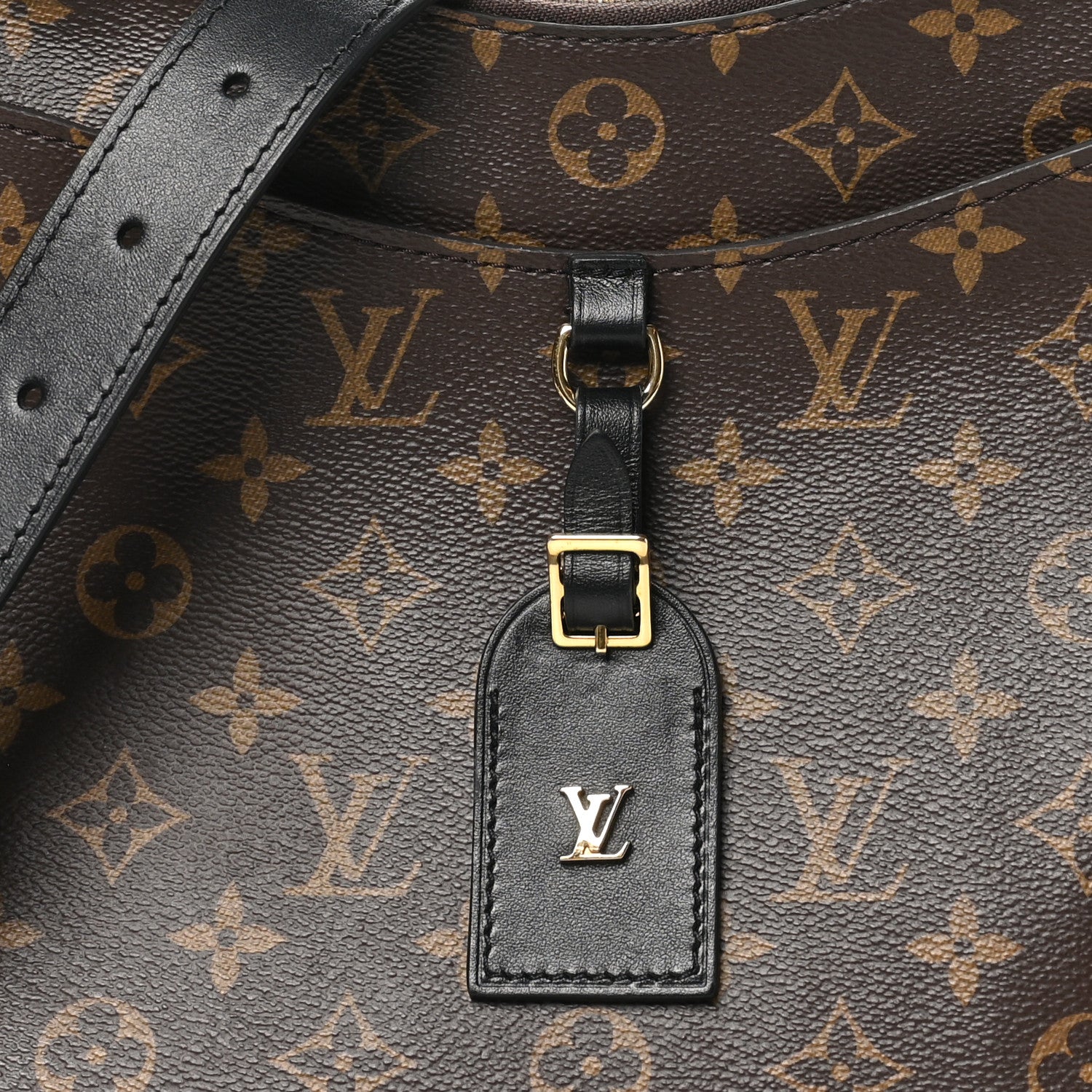 Louis Vuitton Monogram Odeon MM Black 7 of 9