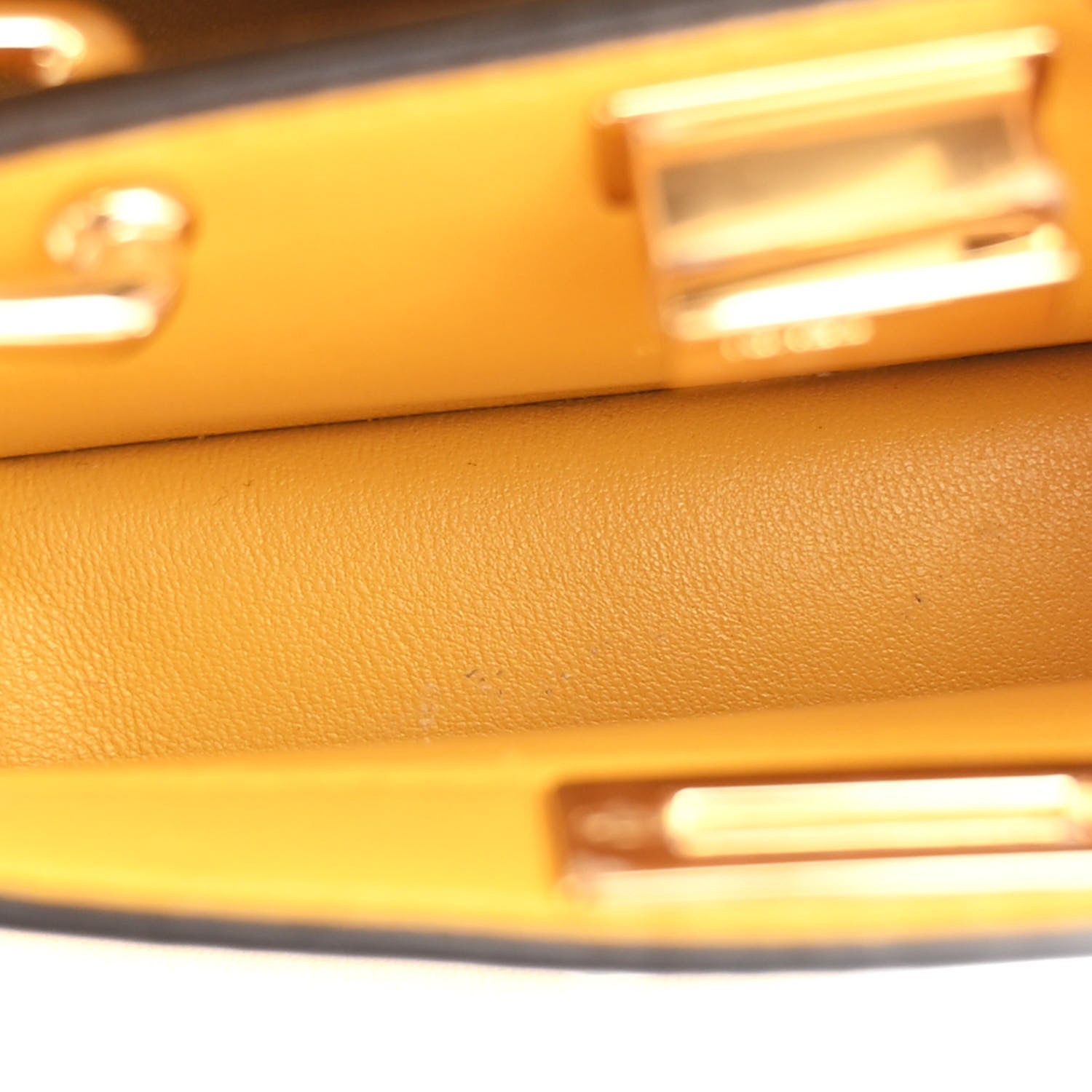 Fendi Shiny Nappa Nano Peekaboo Maxi Handle Satchel Mimosa 5 of 11