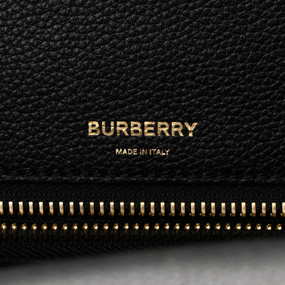 Burberry Grainy Calfskin Medium Title Bag Black 6 of 13