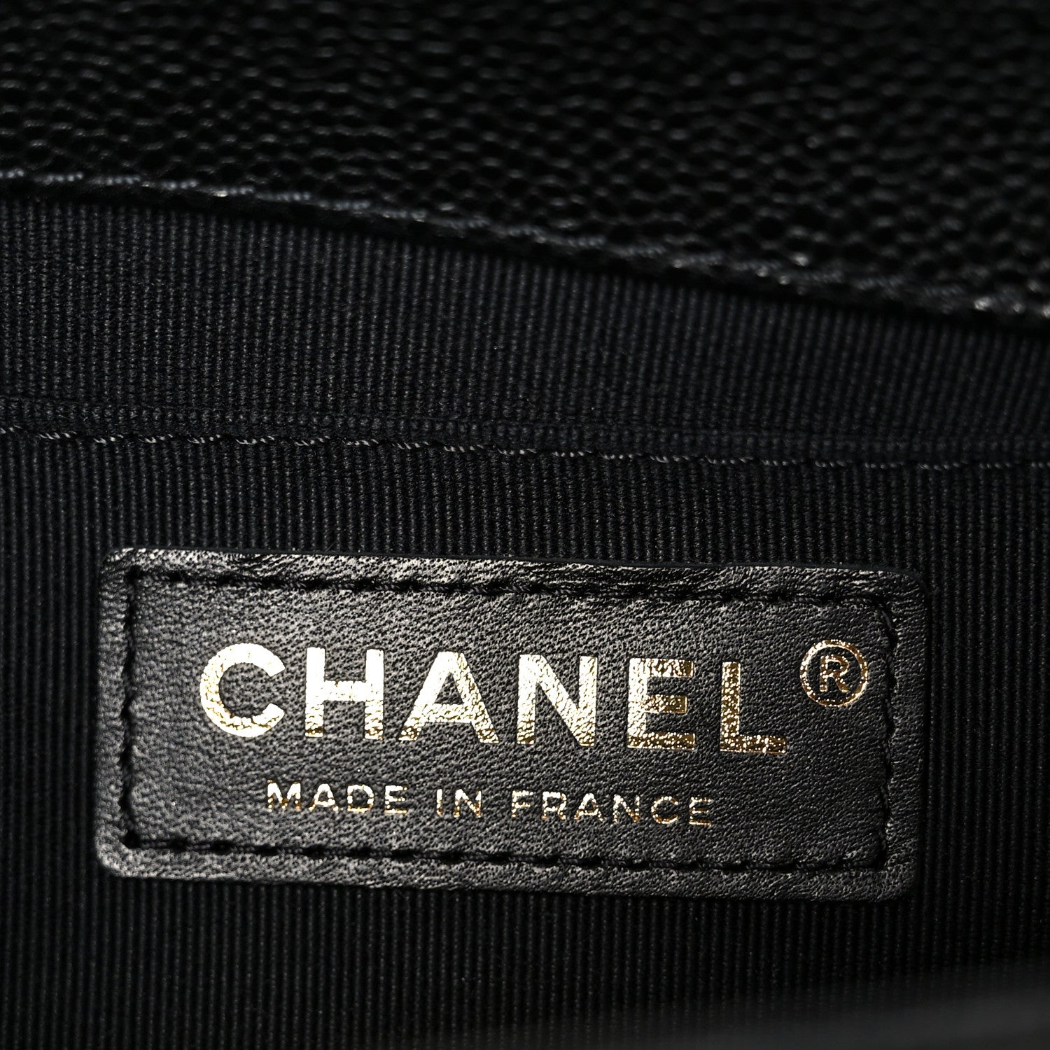 Chanel Caviar Chevron Quilted Small Boy Flap Black 6 of 11