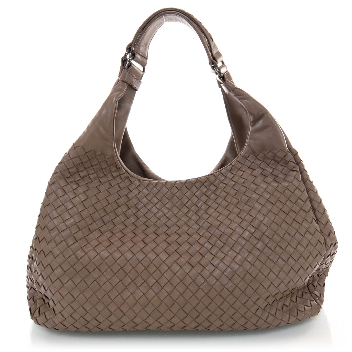 Nappa Intrecciato Large Campana Hobo