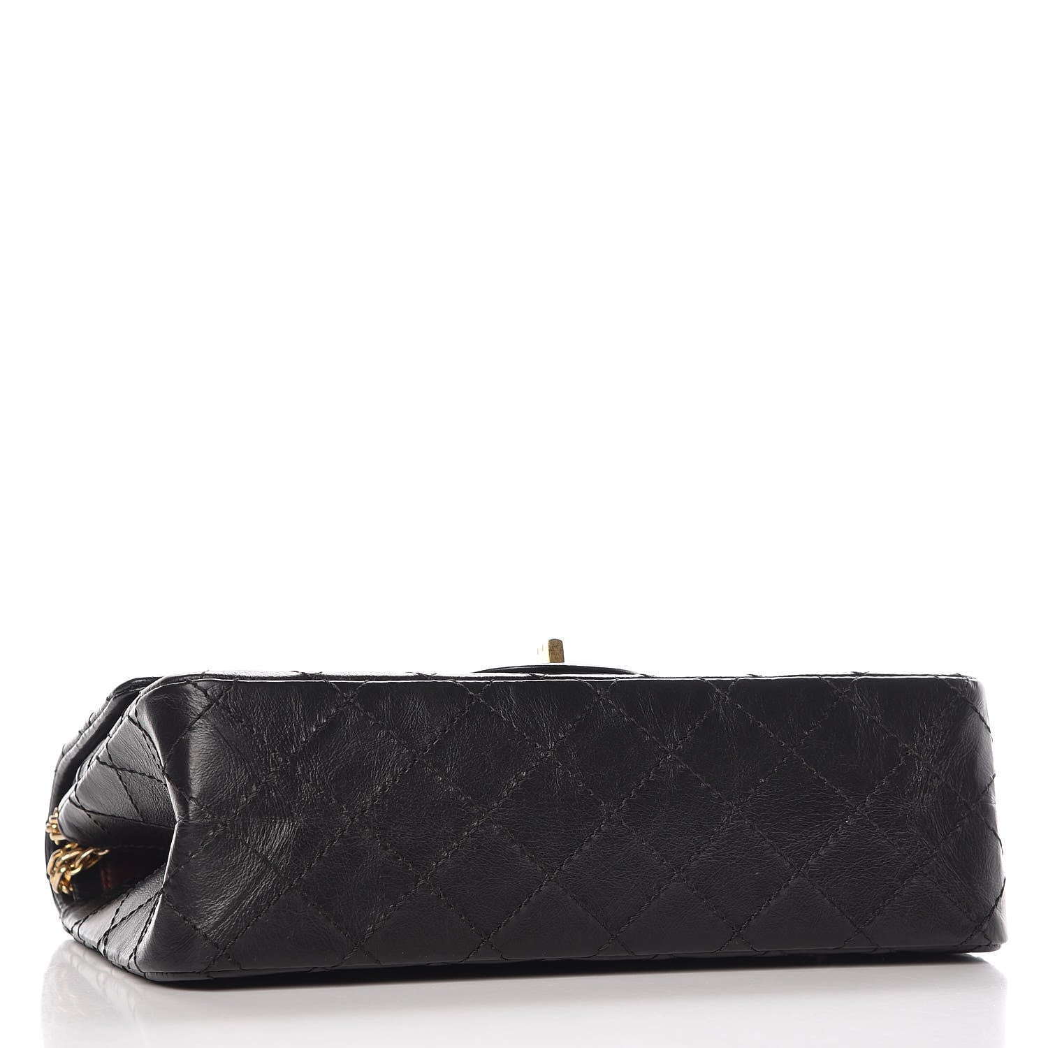 Chanel Aged Calfskin Quilted 2.55 Reissue 225 Flap Black 4 of 11