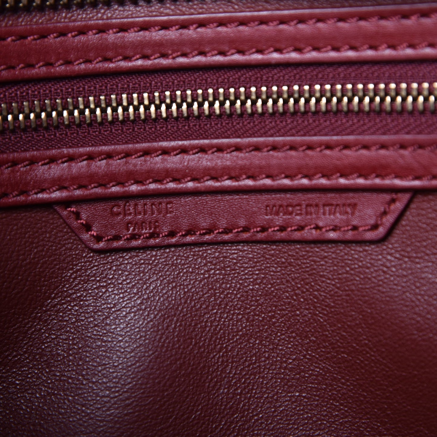 Smooth Calfskin Micro Luggage Rust