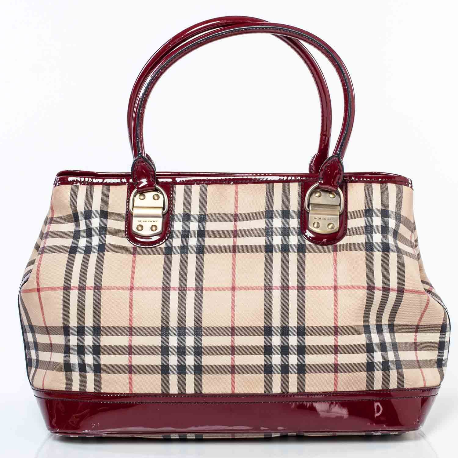 Burberry House Check Tote Red 1 of 11