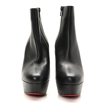 Christian Louboutin Calfskin Bianca 120 Ankle Boots 37 Black 2 of 6