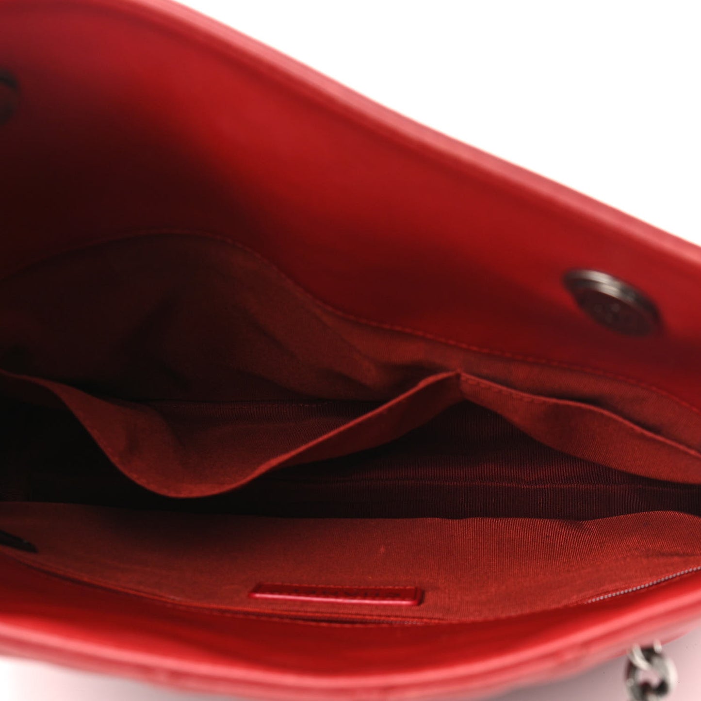 Lambskin Quilted Small Urban Delight Tote Red