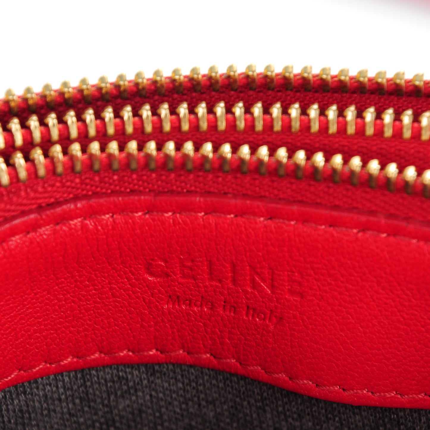 Lambskin Small Trio Crossbody Bag Red