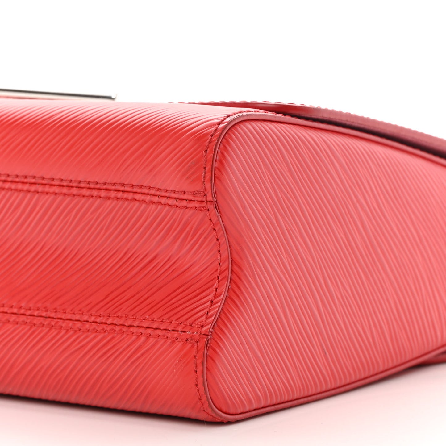 Epi Twist Shoulder Bag MM Coquelicot