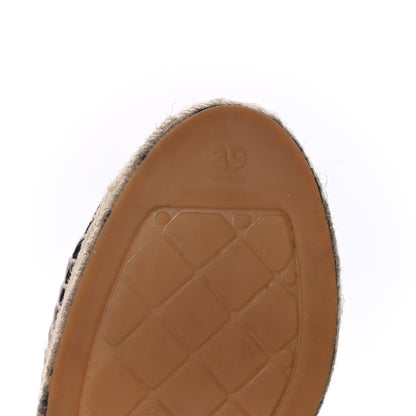 Chanel Suede Pearl CC Espadrilles 39 Black 8 of 8