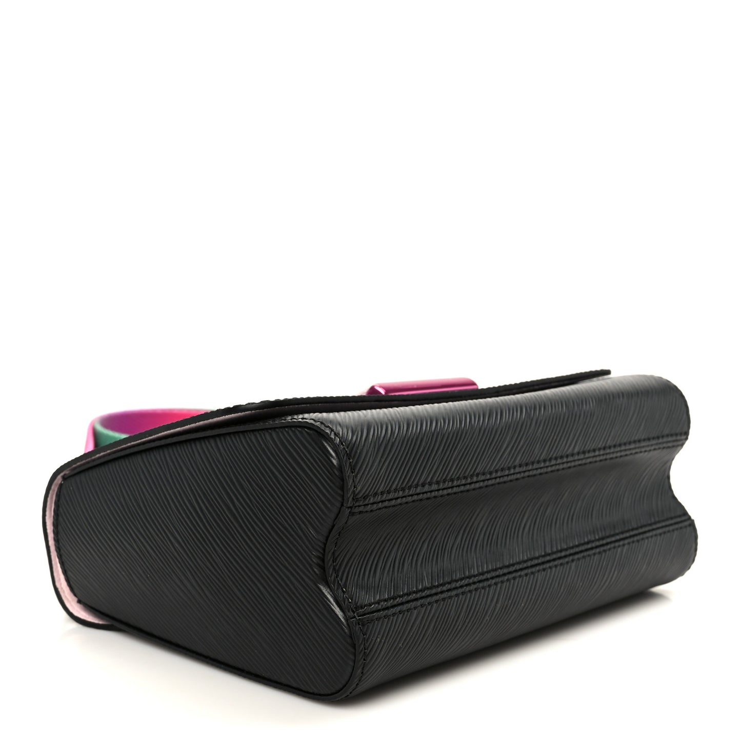 Epi Twist Shoulder Bag MM Black Rose