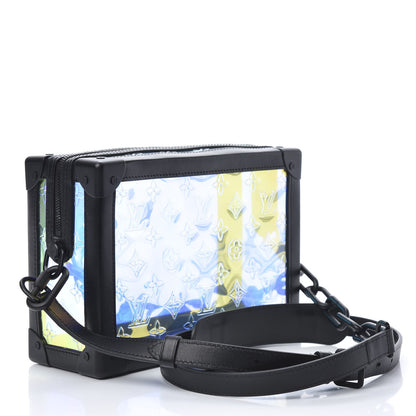 Louis Vuitton Calfskin PVC Monogram Solar Ray Soft Trunk Iridescent Prism Black 3 of 11