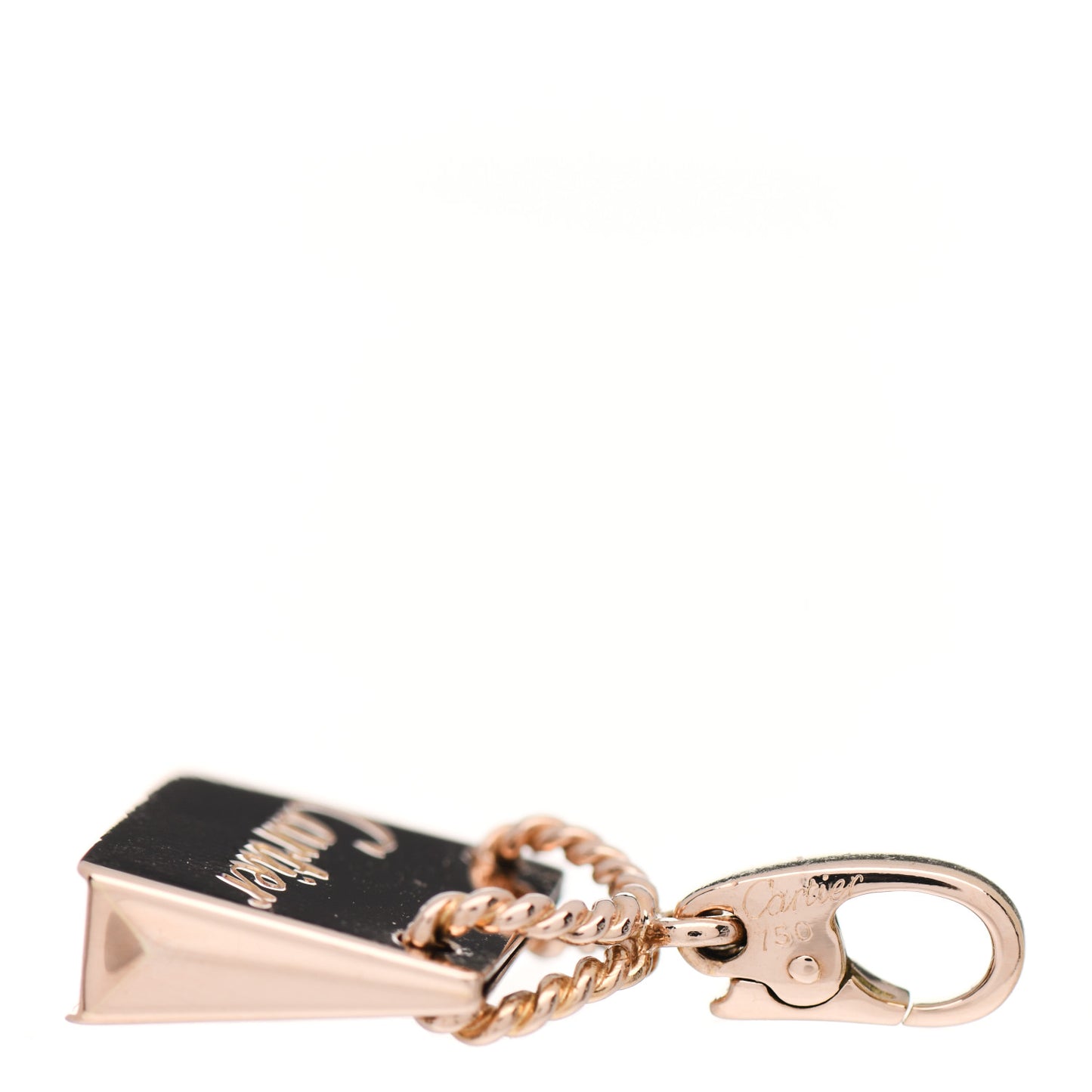18K Pink Gold Shopping Bag Charm