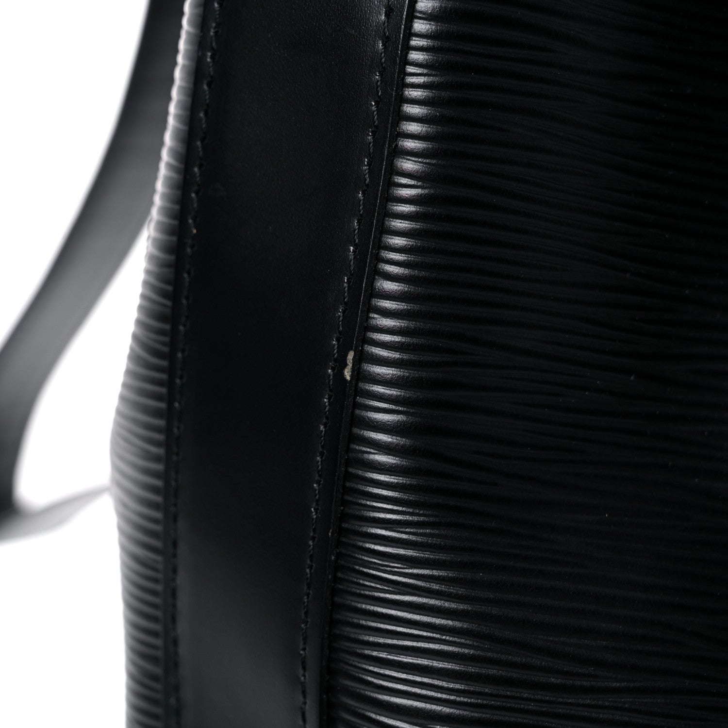 Louis Vuitton Epi Sac a Dos Drawstring Bag Black 10 of 17