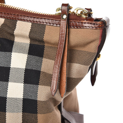 Burberry House Check Bridle Calfskin Small Salisbury Tote Tan 16 of 16
