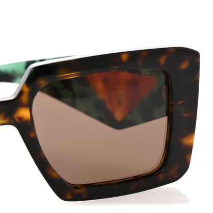 Prada Acetate Symbole Sunglasses SPR 23Y Red Tortoise 7 of 8