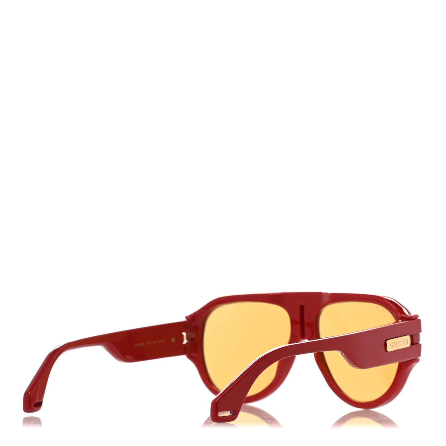 Acetate Aviator Sunglasses GG0665S Red
