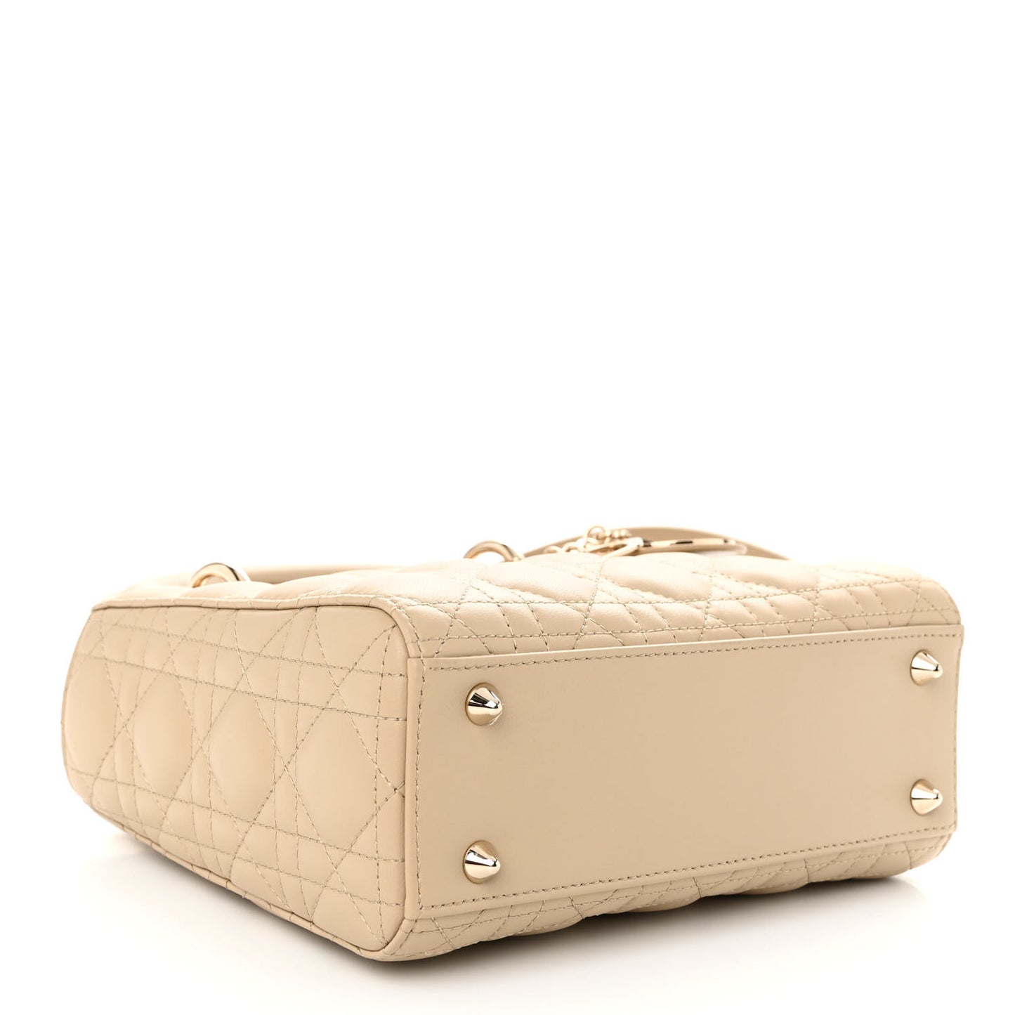 Lambskin Cannage Small My ABCDior Lady Dior Hazelnut