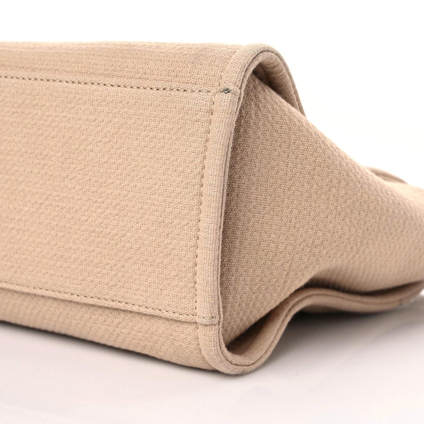 Mixed Fibers Medium Deauville Tote Beige