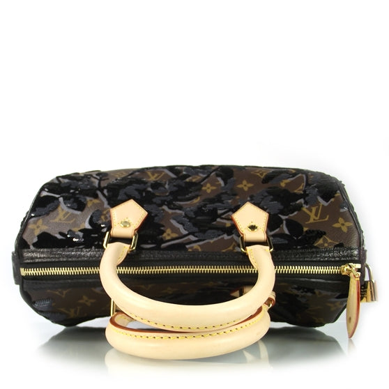 Monogram Fleur De Jais Sequins Speedy 30