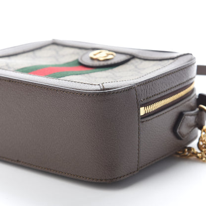 Gucci GG Supreme Monogram Mini Ophidia Top Handle Shoulder Bag Brown 8 of 8