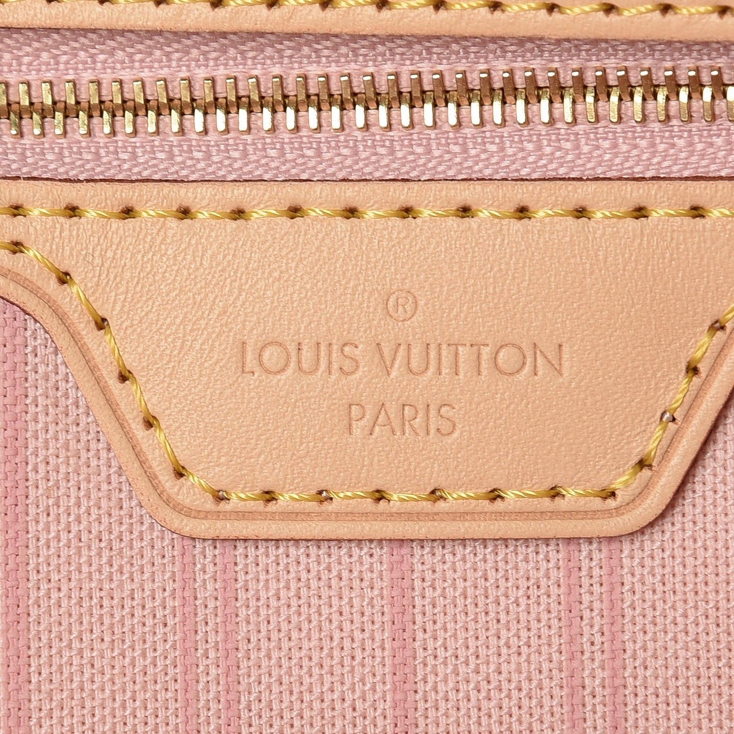 Damier Azur Neo Neverfull MM Rose Ballerine