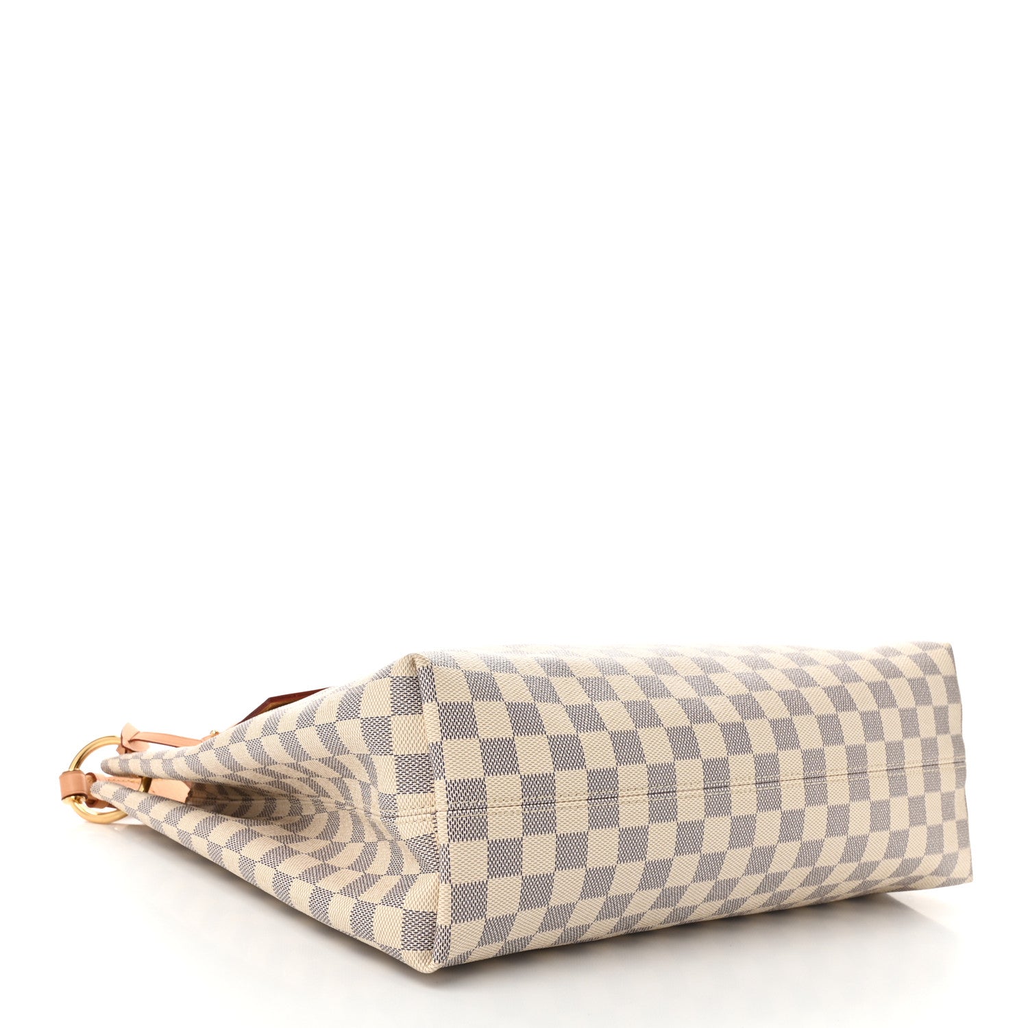 Louis Vuitton Damier Azur Graceful MM Rose Ballerine 4 of 9