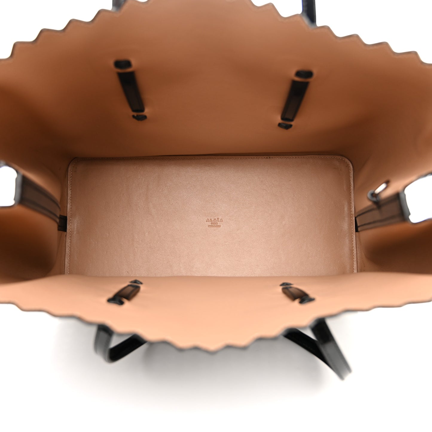 Patent Laser Cut Tote Black