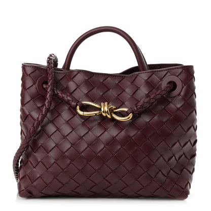 Bottega Veneta Nappa Intrecciato Small Andiamo Shoulder Bag Barolo 1 of 10