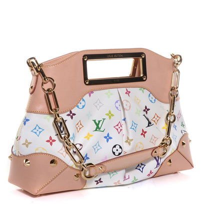Lanvin LOUIS VUITTON Monogram Multicolor Judy MM White 3 of 7