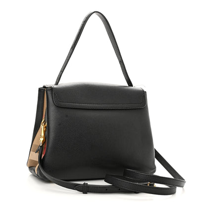 Burberry Derby Calfskin House Check Small Camberley Black 3 of 19