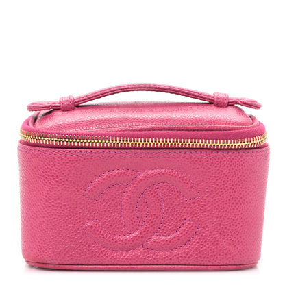 Chanel Caviar Vanity Cosmetic Case Pink 1 of 11