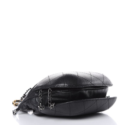 Chanel Calfskin Quilted Small Gabrielle Bucket Black 4 of 10