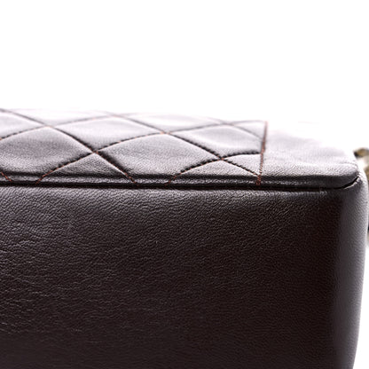 Chanel Lambskin Quilted Medium Single Flap Burgundy 14 of 16