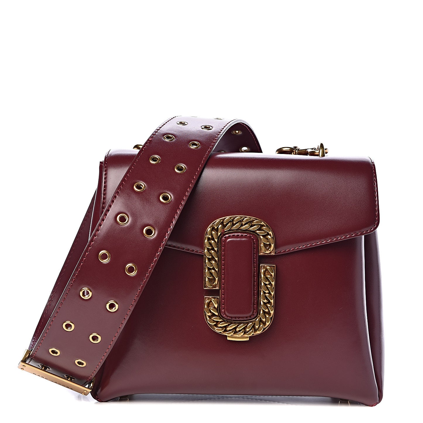 Calfskin St. Marc Shoulder Bag Burgundy