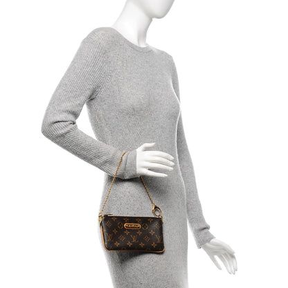Louis Vuitton Monogram Pochette Milla MM 2 of 6