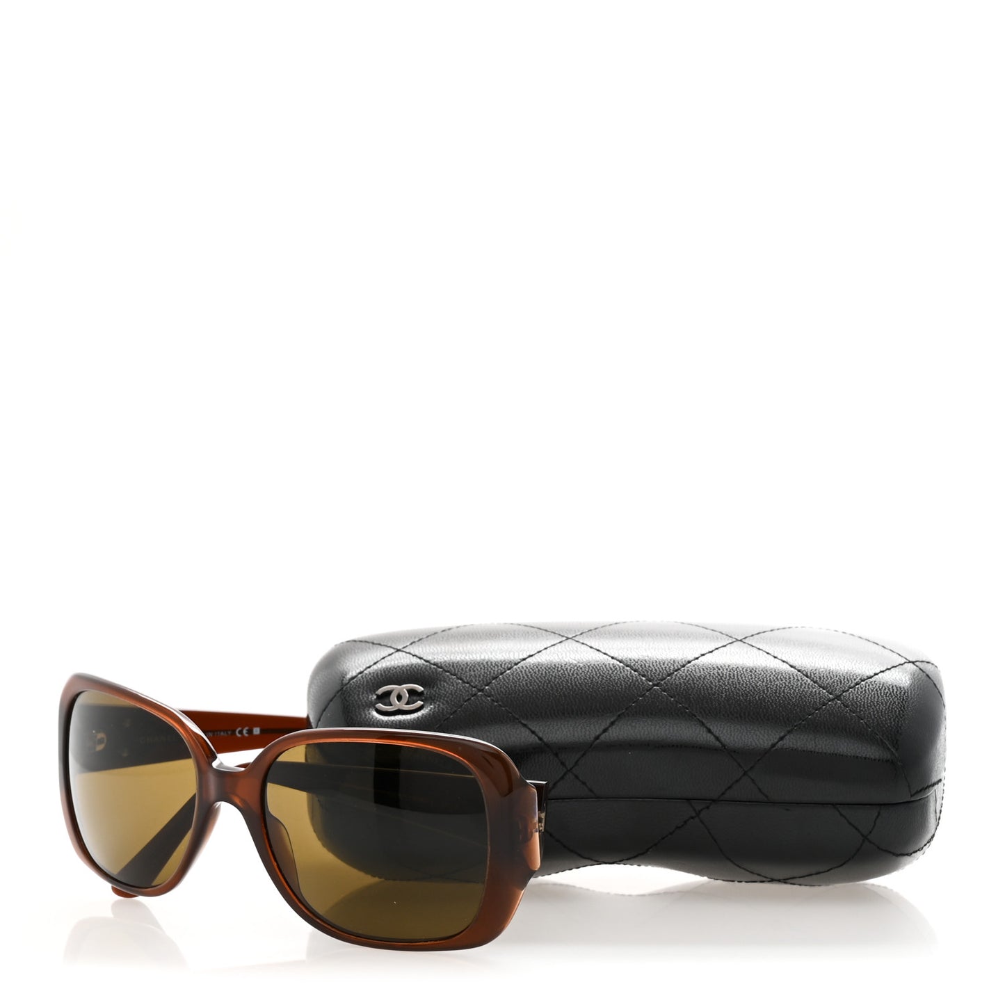 Acetate CC Enamel CC Sunglasses 5101 Brown