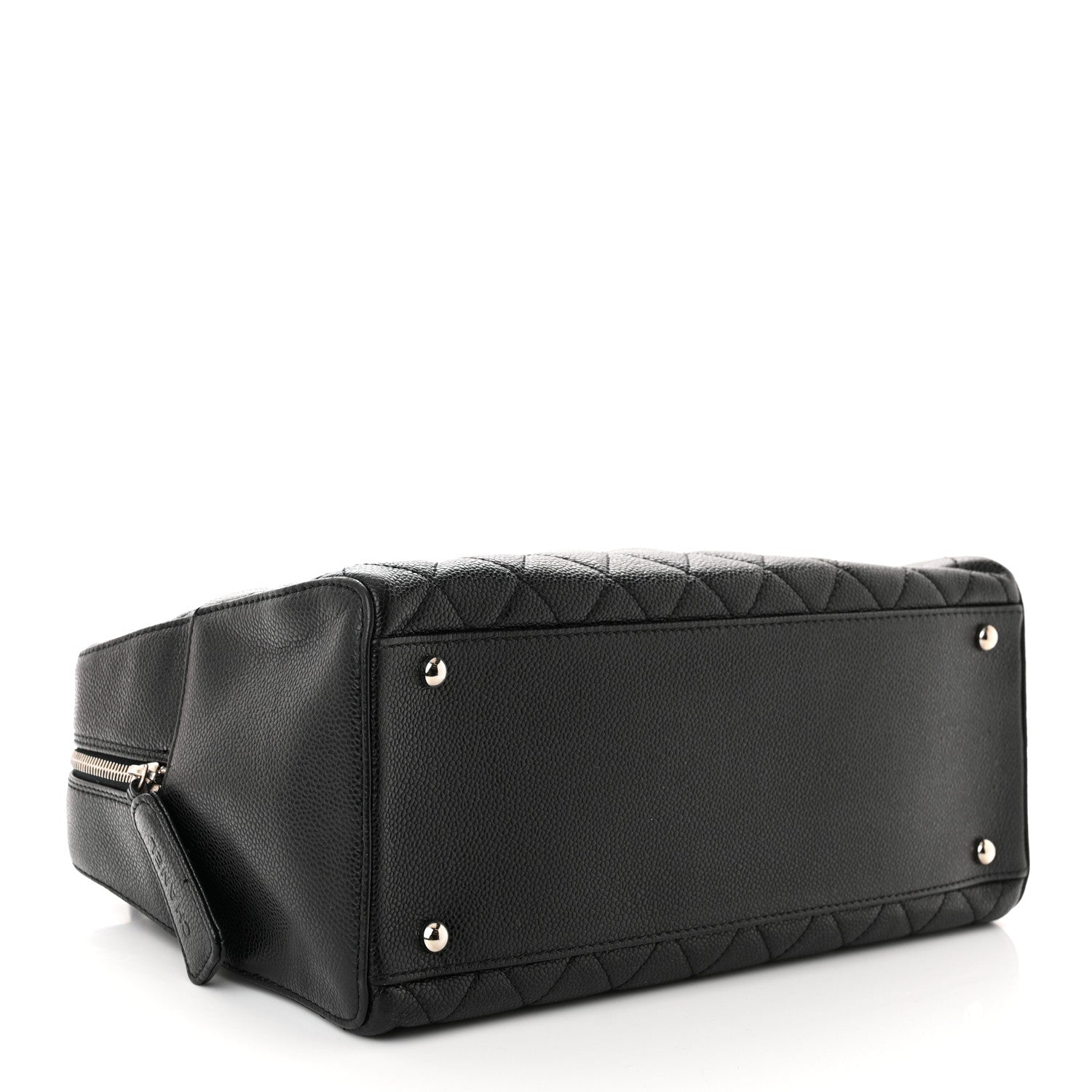 Chanel Caviar Quilted Bowler Black 4 of 12