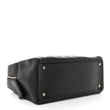 Chanel Caviar Quilted Bowler Black 4 of 12