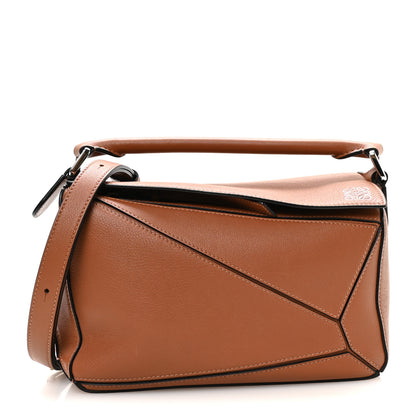 Loewe Calfskin Small Puzzle Edge Bag Tan 1 of 9