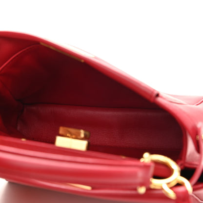 Fendi Nappa Mini Peekaboo Iconic Satchel Fragola 4 of 10