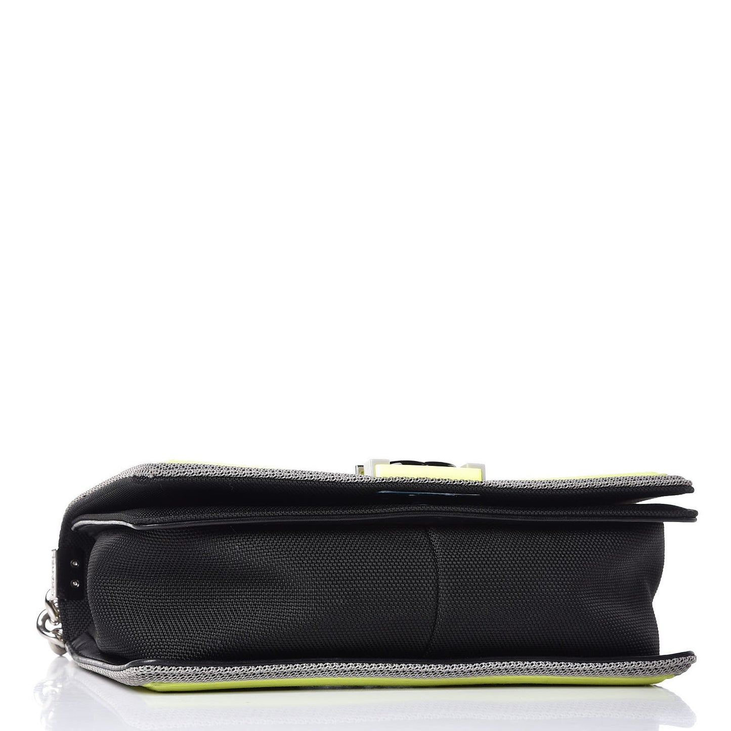 Canvas Quilted Medium Fluo Boy Flap Black Grey Yellow