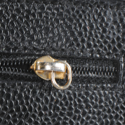 Chanel Caviar Passport Wallet Black 9 of 10