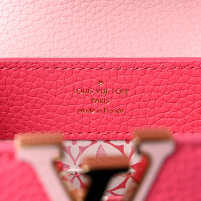 Louis Vuitton Taurillon Monogram Tile Capucines Mini Dragonfruit Ballet Pink 6 of 10