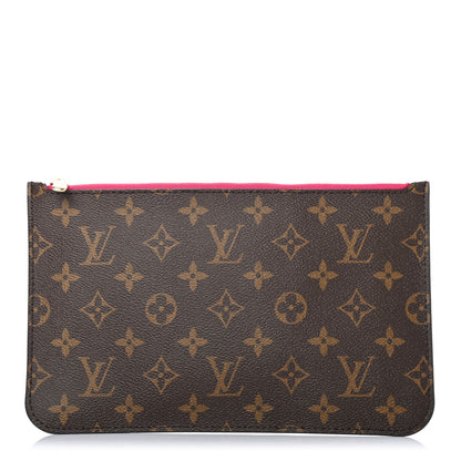 Louis Vuitton Monogram Neverfull MM GM Pochette Pivoine 1 of 7