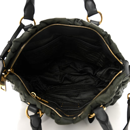Prada Tessuto Nylon Gaufre Tote Fumo 5 of 9