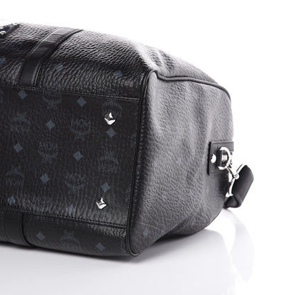 MCM Visetos Medium Traveler Weekender Duffle Bag Black 8 of 8