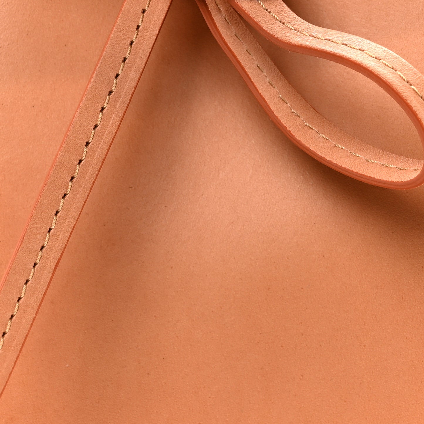 Vegetable Tanned Calfskin Mini Bucket Bag Cammello Dolly