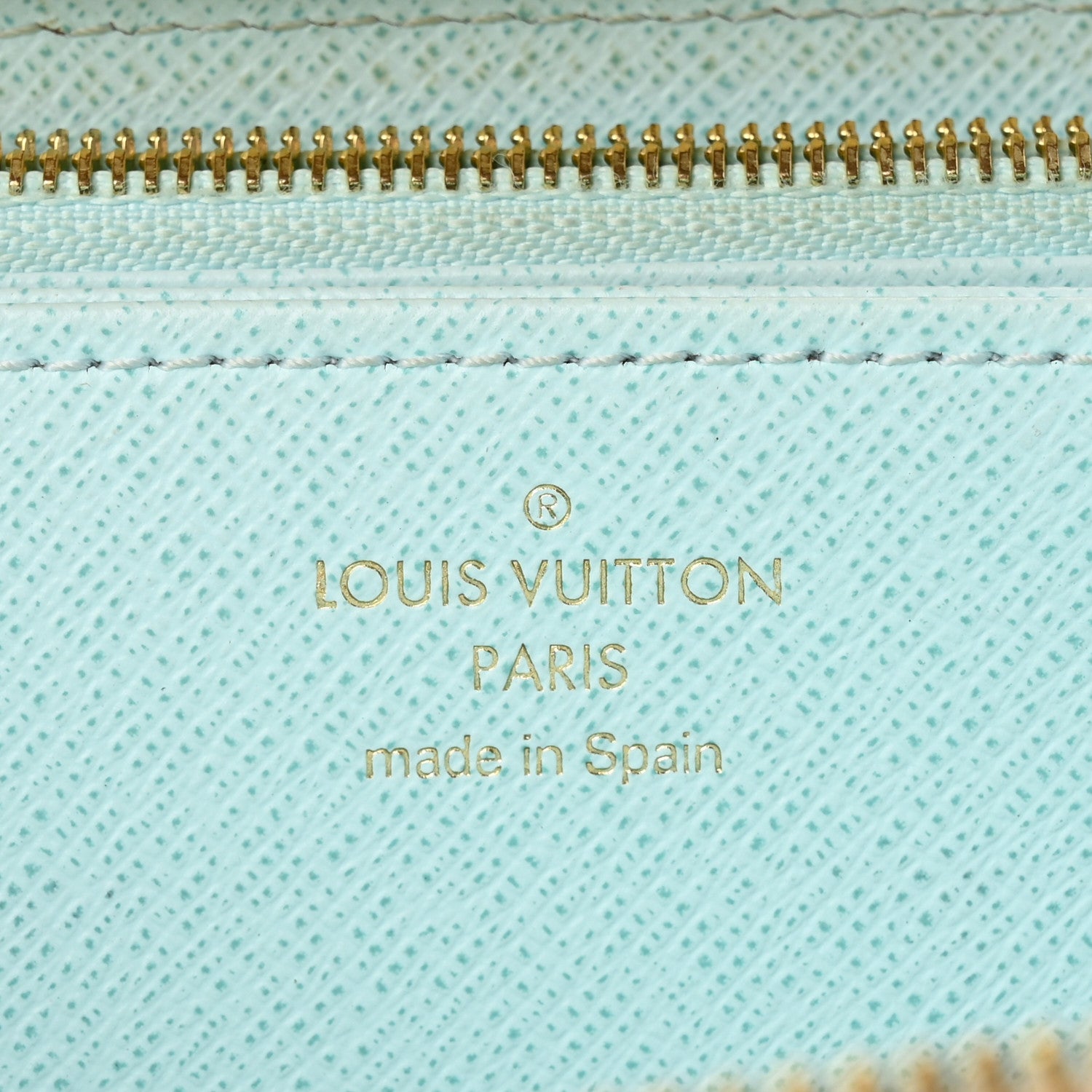 Louis Vuitton Monogram Giant By The Pool Zippy Wallet Blue 5 of 14