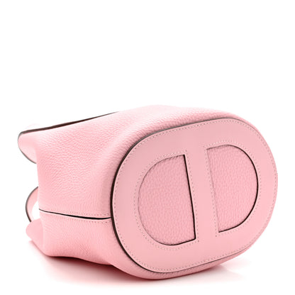 Hermes Taurillon Clemence Swift In-The-Loop 18 Bag Rose Sakura 4 of 11